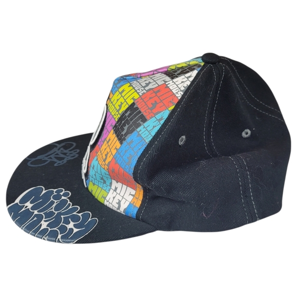 DISNEY Mickie Mouse Graffiti Flat Brim Hat Size Adult - Picture 3 of 4